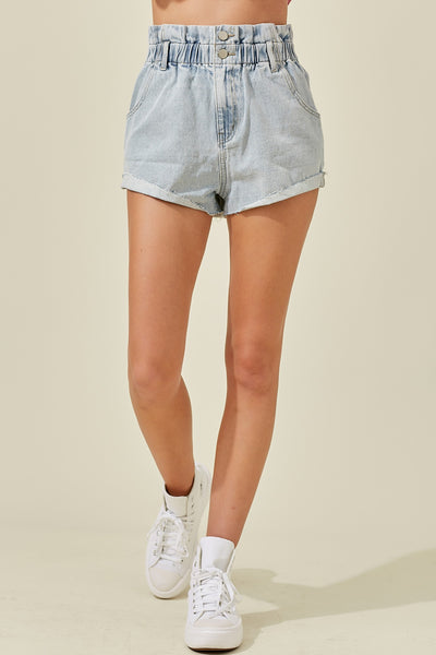 Paper Bag Waist Shorts